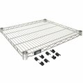 Nexel Chrome Wire Shelf 30inW x 21inD S2130C